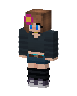Black Gamer Girl Minecraft skin