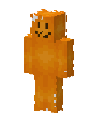 Stampy skin, 3D preview