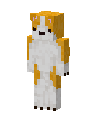Stampy skin, 3D preview