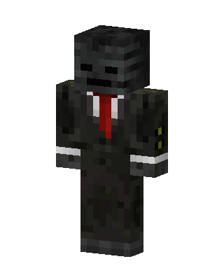 Wither Skeleton Suit skin, 3D preview