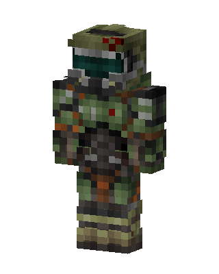 Doom Slayer skin, 3D preview