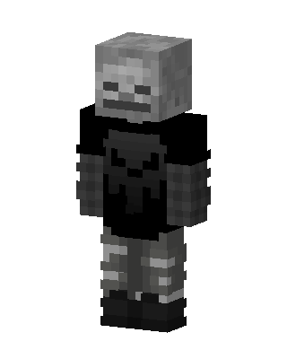 Gray Fighter Minecraft skin