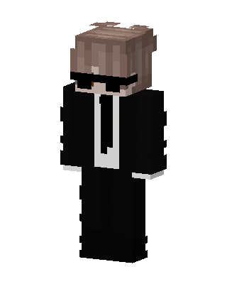 Sunglasses Suit Guy skin, 3D preview
