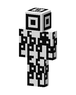 QR Code skin, 3D preview