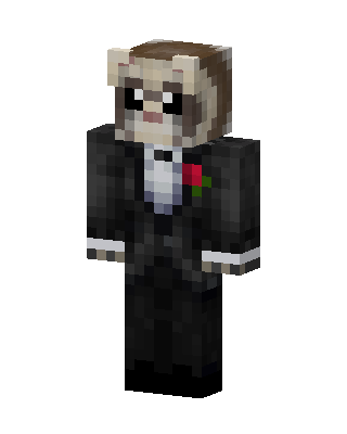 Ferret Gentleman Minecraft skin