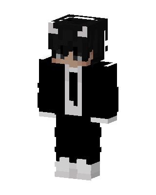 Black Student Boy skin, 3D preview