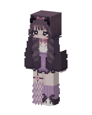 Cat Ear Girl skin, 3D preview