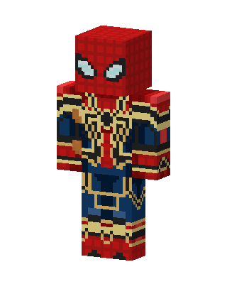 Iron Spider skin, 3D preview