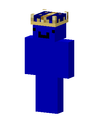 Blue King skin, 3D preview