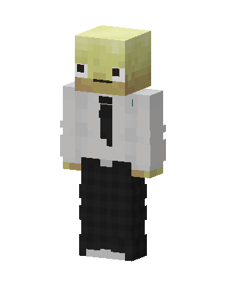 White Suit Boy skin, 3D preview