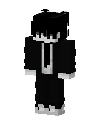 Monochrome Suit skin, 3D preview