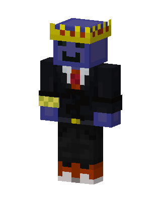 Black King Minecraft skin