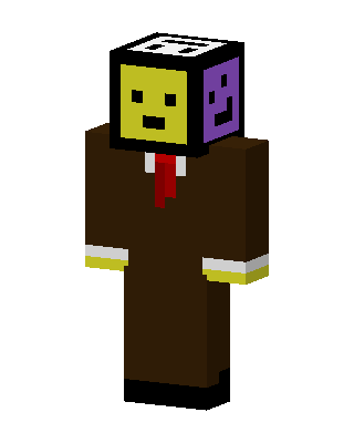 Brown Suit Boy skin, 3D preview