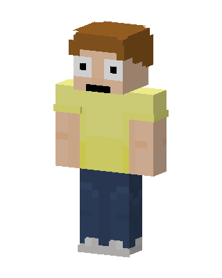 Morty Smith skin, 3D preview