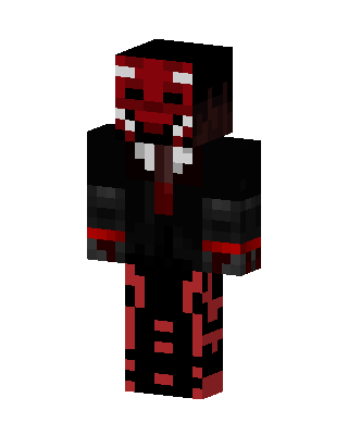 Black Villain Boy skin, 3D preview