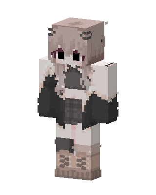 Ash Bunny Girl skin, 3D preview
