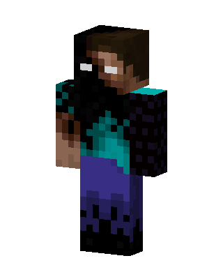 Black Ninja Boy skin, 3D preview