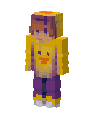 Duck Hoodie skin, 3D preview