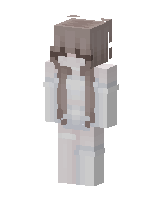 Soft Ghost Girl skin, 3D preview