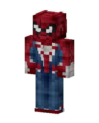 Spider-Man skin, 3D preview