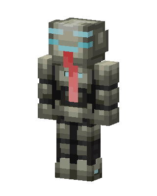 Gray Knight Boy skin, 3D preview