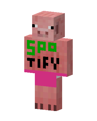 Spotify Pig skin, 3D preview