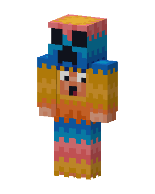 Creeper Piñata Minecraft skin