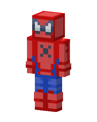 Spider-Man skin, 3D preview