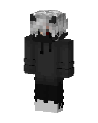 Shadow Panda skin, 3D preview