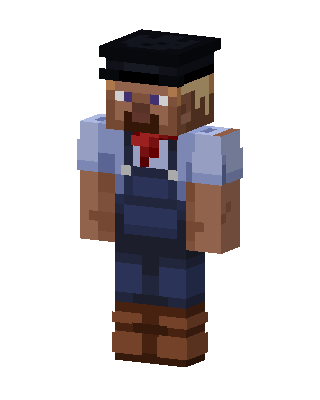 Train Conductor skin, 3D preview