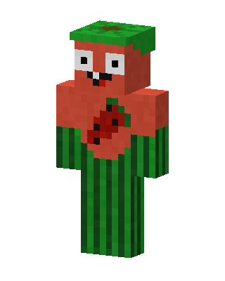 Green Holiday Boy skin, 3D preview