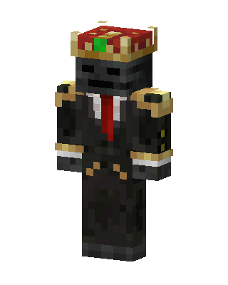 Wither Skeleton King skin, 3D preview