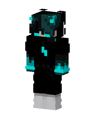 Cyan Shadow skin, 3D preview