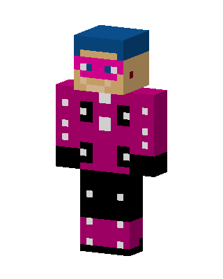 Magenta Masked Hero Minecraft skin