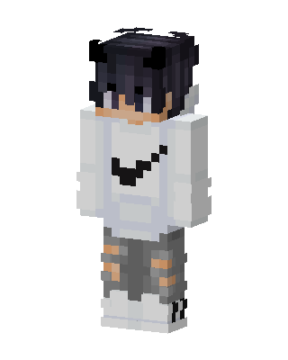 Cozy Hoodie Boy skin, 3D preview