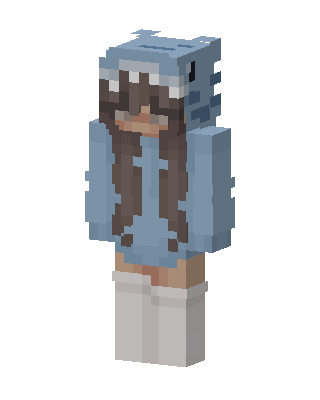 Blue Player Girl Minecraft skin