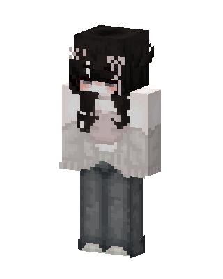 Cozy Bow Girl skin, 3D preview