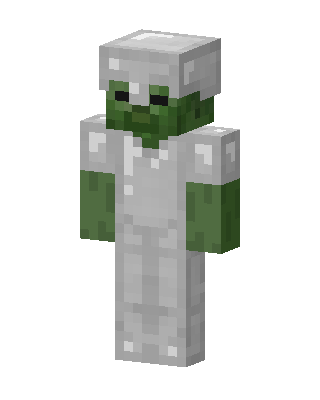 Iron Armor Zombie skin, 3D preview
