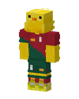 Yellow Animal Minecraft holiday skin