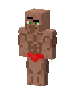 Buff Villager Minecraft skin