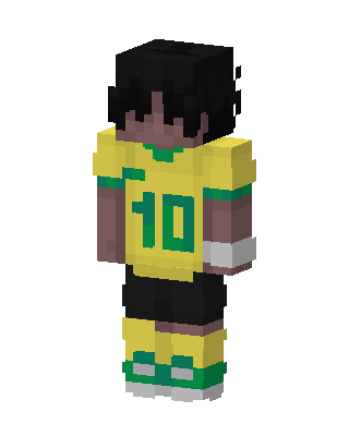Number Ten Striker skin, 3D preview