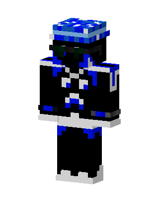 Blue Techwear Ninja Minecraft skin