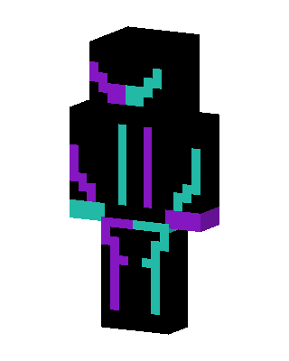 Neon Shadow skin, 3D preview