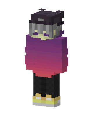 Sunset Hoodie skin, 3D preview