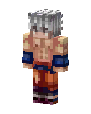 Ultra Instinct Goku Minecraft skin