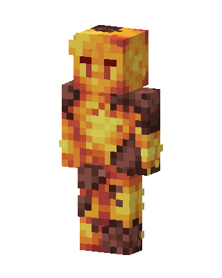 Magma Golem skin, 3D preview