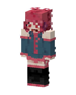 Pink Player Girl Minecraft skin