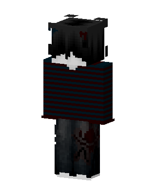 Emo Spider Boy Minecraft Halloween skin
