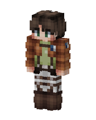 Eren Yeager skin, 3D preview