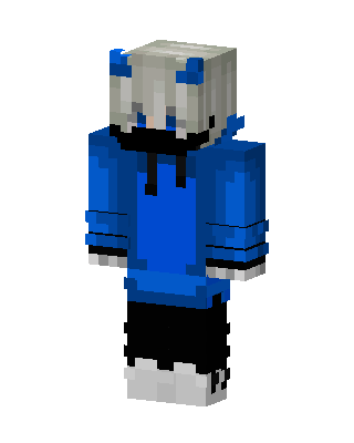 Blue Hoodie Minecraft hoodie skin